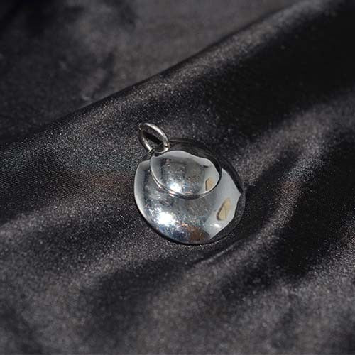 925 Sterling Silver Minimalist Eclipse Pendant