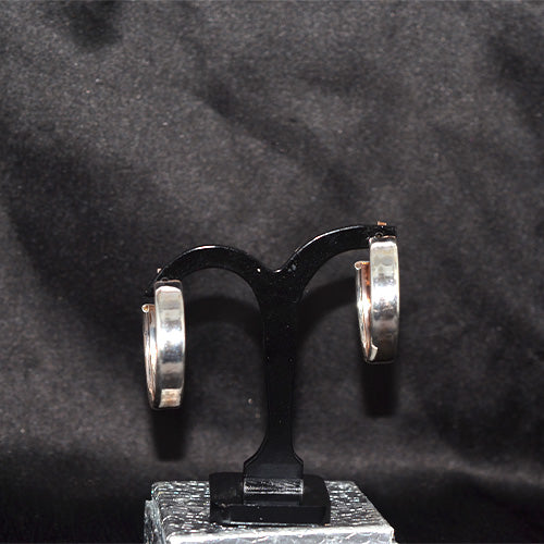 925 Sterling Silver Classic Hoop Earrings