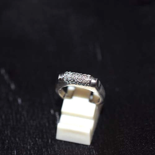 925 Sterling Silver Cubic Zirconia Pave Band Ring
