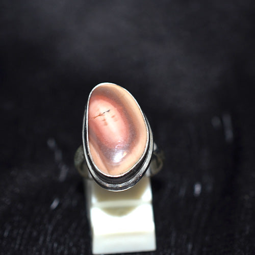 925 Sterling Silver Orbicular Jasper Oval Ring
