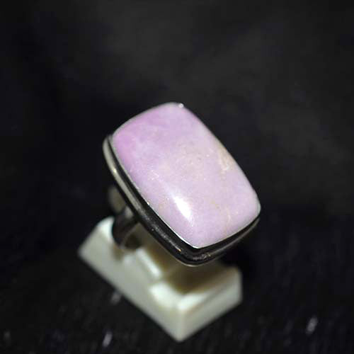 925 Sterling Silver Phosphosiderite Rounded Rectangle Ring