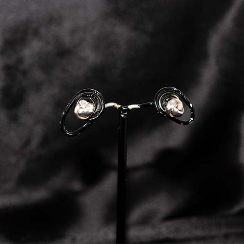 925 Sterling Silver Love Knot Stud Earrings