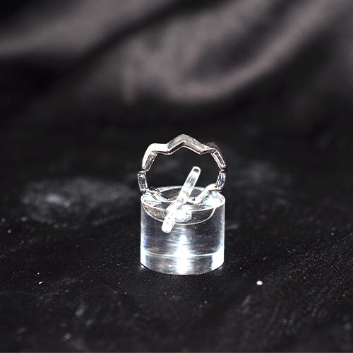 925 Sterling Silver Chevron Pattern Stackable Ring