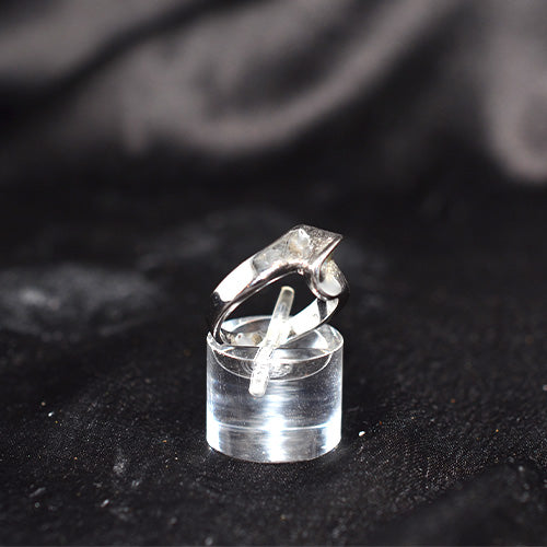 925 Sterling Silver Modern Geometric Design Ring