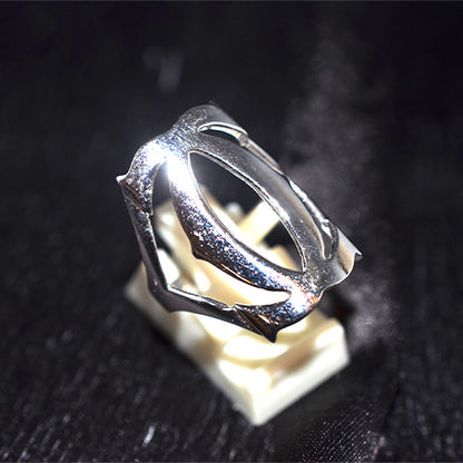 925 Sterling Silver Abstract Openwork Armor Ring