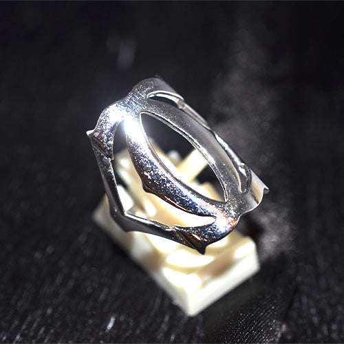 925 Sterling Silver Abstract Openwork Armor Ring