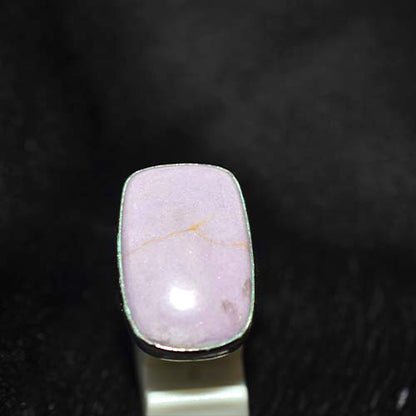 925 Sterling Silver Phosphosiderite Soft Rectangle Ring