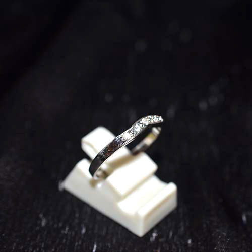 925 Sterling Silver Cubic Zirconia Eternity Band