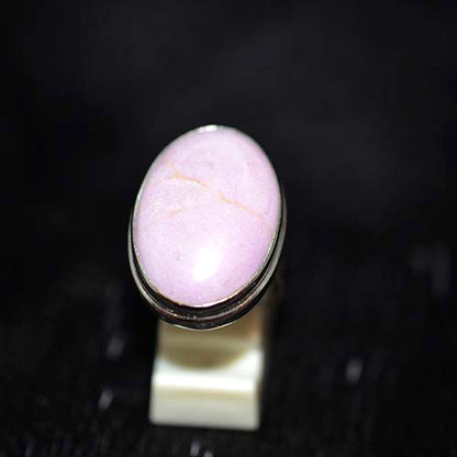 925 Sterling Silver Phosphosiderite Oval Ring