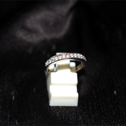 925 Sterling Silver Cubic Zirconia Classic Eternity Band Ring