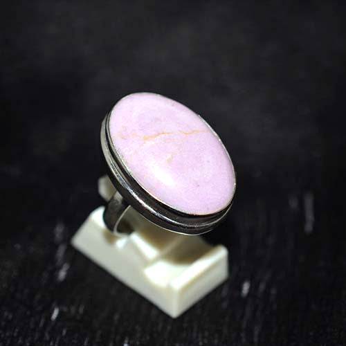 925 Sterling Silver Phosphosiderite Oval Ring