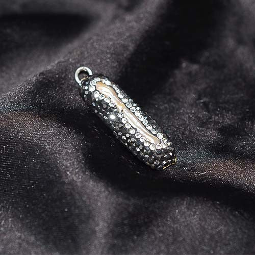 925 Sterling Silver Crystal Pavé Pendant