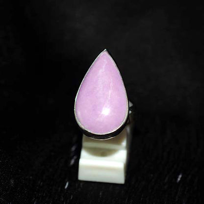 925 Sterling Silver Phosphosiderite Elongated Teardrop Ring