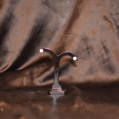 925 Sterling Silver Minimalist Crystal Stud Earrings